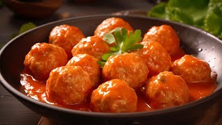 Albóndigas Jugosas en Salsa de Tomate ¡Una Delicia Irresistible [upl. by Volotta261]