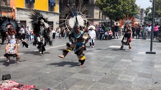 Danza Azteca en el Zócalo de la Ciudad de México [upl. by Alikat803]