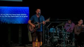 Ladner Baptist Church  The Goodness Of God  performed by Andrew Neufeld  song by BrownRiley [upl. by Tristas]