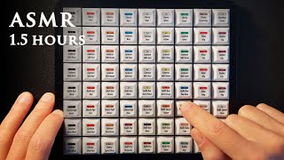 ASMR Mechanical Keyboard Switch Tester  15 hrs Soft Spoken [upl. by Accire]