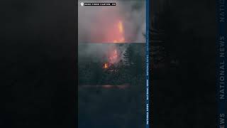 Colorado wildfire aerial video footage shocks and amazes [upl. by Atoiyanap]