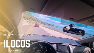 DRIVE WITH ME AROUND ILOCOS I Toyota Vios 4k POV drive [upl. by Atirys]