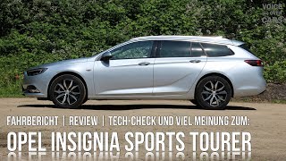 2017 Opel Insignia Sports Tourer  Fahrbericht  Meinung  Kritik  Tech Check  Voice over Cars [upl. by Arhez]