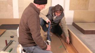 How To Use Secret Nailing When Laying Wooden Flooring from wwwStoneandWoodShopcouk [upl. by Ricky110]