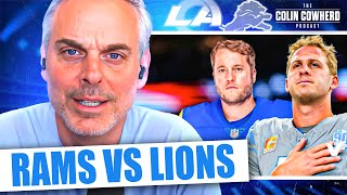 RamsLions Reaction Jared Goff amp Detroits quotSuper Bowlquot offense Stafford great  Colin Cowherd NFL [upl. by Hasina]