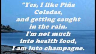 Rupert Holmes  EscapeThe Pina Colada Song Lyrics [upl. by Mutz715]