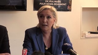 Marine Le Pen  quotle seul mouvement solide cest nousquot [upl. by Orecul748]