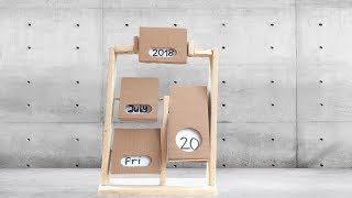 DIY Endless Calendar from Cardboard [upl. by Baldridge337]