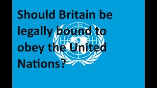 How much power do people in Britain want the United Nations to have over their country [upl. by Syst]