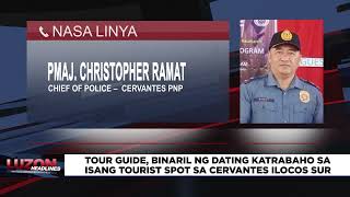 Tour Guide binaril ng dating katrabaho sa isang tourist spot sa Cervantes Ilocos Sur [upl. by Redmer]