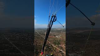 Paragliding Thermaling above N 125PortugalAlgarve October [upl. by Idnahs]