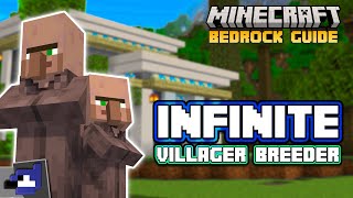 VILLAGER BREEDER Made Simple  Minecraft Bedrock Guide 120 [upl. by Ahsyla]