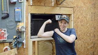 Installing a Window Unit in My Shop [upl. by Macintyre]