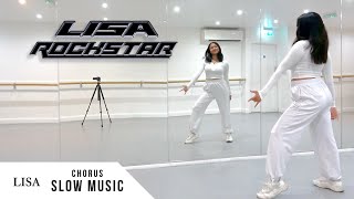 LISA  ROCKSTAR  Dance Tutorial  SLOW MUSIC  MIRROR Chorus MV [upl. by Ylehsa]