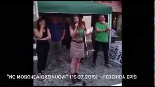 MANIFESTAZIONE NO MOSCHEA A ORZINUOVI 2015  FEDERICA EPIS [upl. by Riocard751]