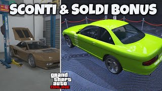 SCONTI E SOLDI BONUS SU GTA ONLINE AGGIORNAMENTO SETTIMANALE [upl. by Iznyl596]