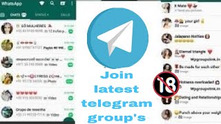 Unlimited Telegram Group Link In 2021 How to Join Unlimited Telegram Group Telegram Group [upl. by Nurat]