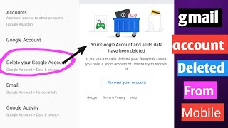 gmail account remove from mobile [upl. by Naahsar388]