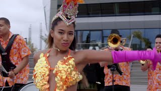 SoundFlex Caribbean brass band live in Rotterdam [upl. by Naujad]