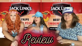 Jack Links Smokin’ Hot Peach Beef Strips Review [upl. by Nee]