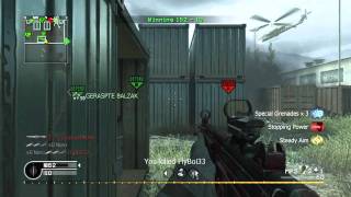 COD4 115 Kills MP5 Domination on Shipment [upl. by Enitsyrhc919]