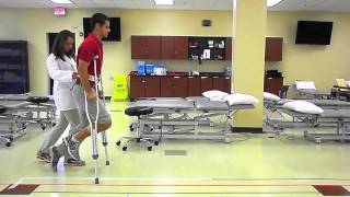 Schneider Hong Fleming Crutch Gait Pattern 2 pt 3 pt 4 pt [upl. by Dorolice]