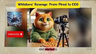 Whiskers Cat Revenge From Fired to CEO catlovers catlover aicat sphynxcats poorcat cats [upl. by Chandra]