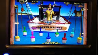 lucky larrys lobstermania slot £5 a spin bonus winner [upl. by Accissej773]