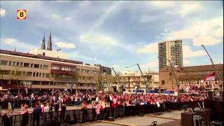 Huldiging PSV Stadhuisplein stroomt vol voor kampioensfeest PSV [upl. by Weinman]