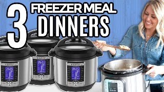 3 EASY Freezer Meals You Can Make in A Few Minutes [upl. by Orbadiah]