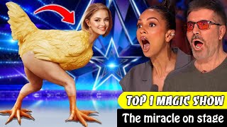 BEST MAGICIANS that SHOCKS The Judges With Magical Quick Change  Auditions  AGT 2024 [upl. by Ettennahs]