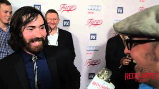 Allan Dobrescu quotCharlie Gerhardtquot at FX’s Fargo Red Carpet Premiere Event FargoFX [upl. by Prent]