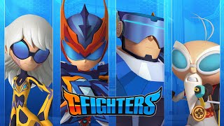 GFighters Opening Music  Season 1  Super Hero Series [upl. by Yadsnil]