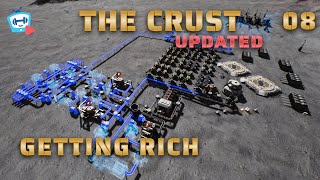 🏭 MultiRegolith Refinery And How to Get 💰 Ritch  The Crust  08  Demo Lets Play [upl. by Hatcher2]