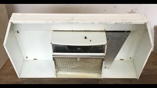 Scrapping an oven hood for copper tin aluminum other metals and zero waste [upl. by Nawj]