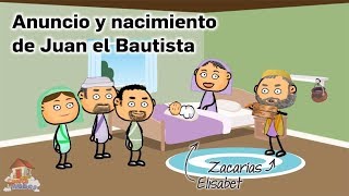 Anuncio y Nacimiento de Juan el Bautista Zacarías y Elisabet [upl. by Atiuqahc419]