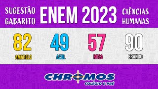 Gabarito ENEM 2023 CHROMOS  Prova Amarela Questão 82  Ciências Humanas [upl. by Leona]