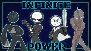 INFINITE POWER MEME AVA🚹😎👾✏️Characteres by alanbecker Animator Vs Animation quotWantedquot [upl. by Ronoc]