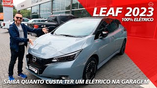 NISSAN LEAF 2023  Saiba Quanto Custa Ter um Elétrico na Garagem [upl. by Sherj145]