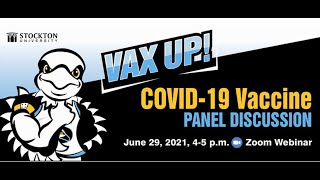 A Conversation about the COVID19 Vaccine for the Stockton Community [upl. by Holcman150]