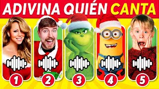 🔊 Adivina Quién Canta 🎅🎵 Edición NAVIDAD🎄  Mariah Carey Merlina Elsa Mario [upl. by Perreault950]