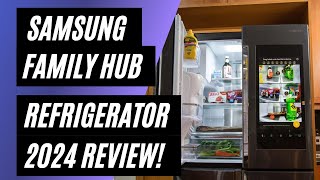 Reviewing the 2024 Samsung Family Hub Smart Refrigerator Is It Worth the Investment [upl. by Heurlin]