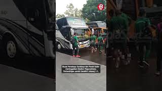 Skuad Persebaya dan Persik Tinggalkan Stadion Maguwoharjo  Liga 1 20222023 shorts [upl. by Hara]