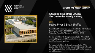 A Virtual Tour of the International African American Museum and the Center for Family History [upl. by Dhu]