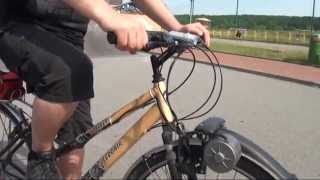 Electric bike DIY wwwgnomocompl Polski Gnom [upl. by Awahsoj]