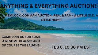 ANYTHING amp EVERYTHING AUCTION HEMLOCK OOH AAH AUCTION REAL amp PAM [upl. by Bodrogi897]