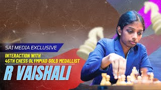 Exclusive Interview with Grandmaster and Chess Olympiad Gold medallist R Vaishali [upl. by Gautier946]