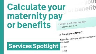 Calculate your maternity pay or benefits on GOVUK [upl. by Hctim647]