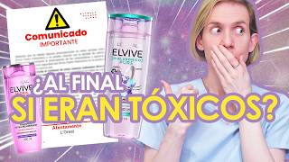 SHAMPOO MORADO DE ELVIVE ¡Loreal lanzó un comunicado  Estudios de seguridad ¿SON TÓXICOS [upl. by Meluhs]