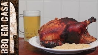 RECEITA DE FRANGO ASSADO MARINADO ROAST CHICKEN [upl. by Ulick]